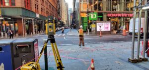 NYCDDC – HWMWTCA7F Topographical Survey services for the Reconstruction of John and Warren Streets, Borough of Manhattan